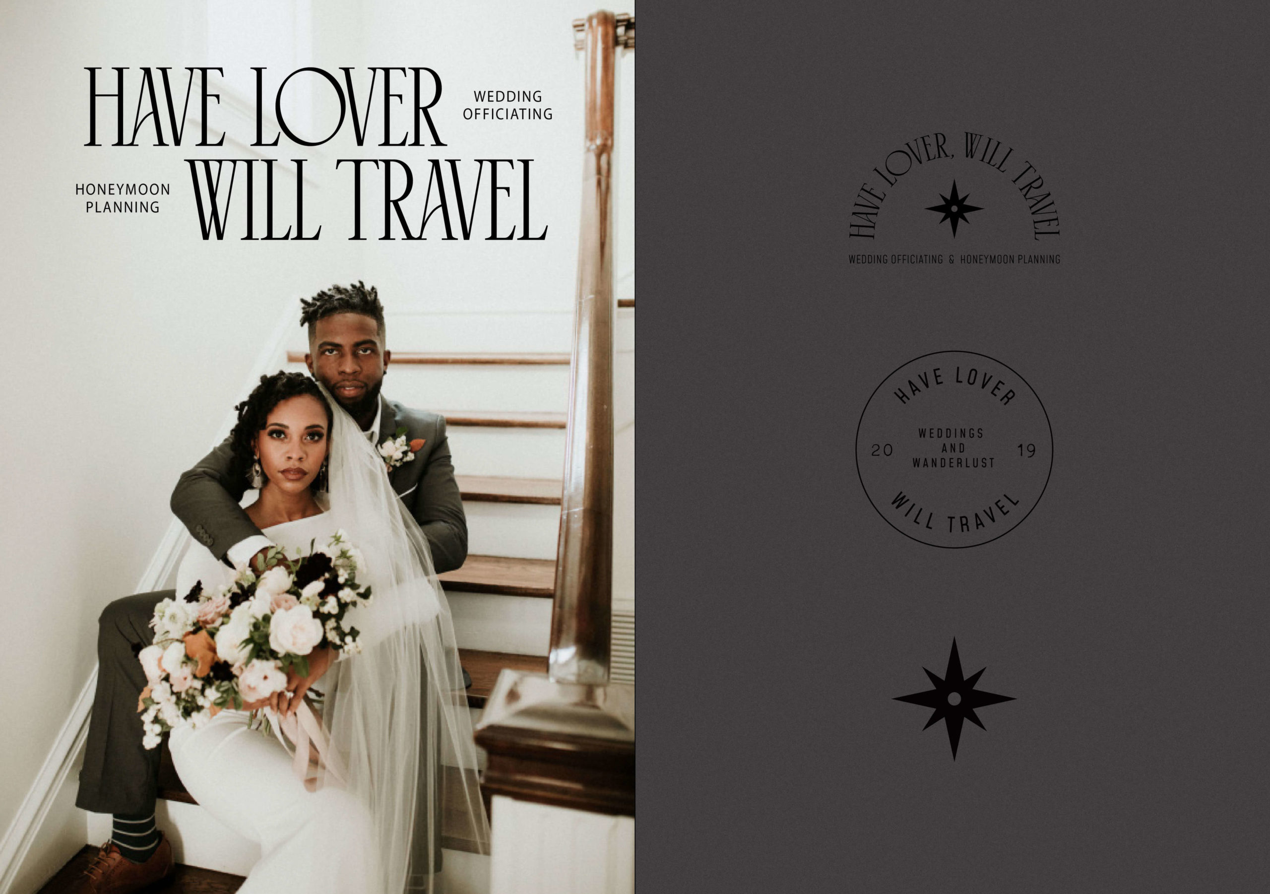 Branding and Logo Design for Have Lover Will Travel. 